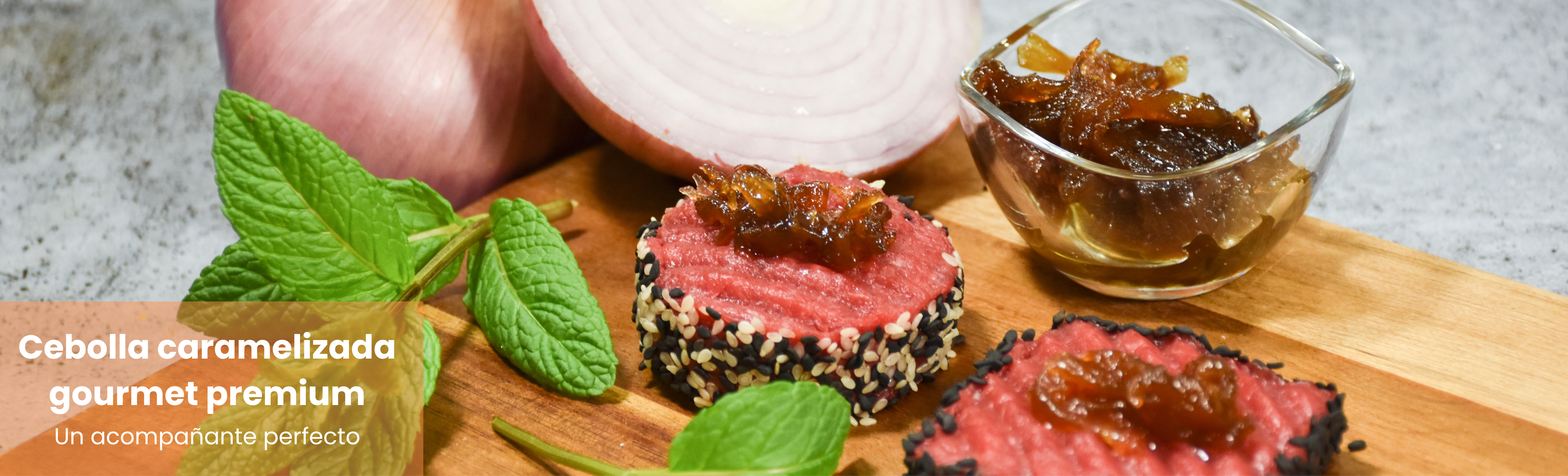 Cebolla caramelizada gourmet